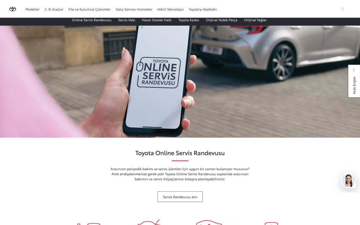 Toyota Online Service Appointment